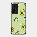 Cute Avocado Glossy Metal Case Cover For Realme Narzo 80X 5G
