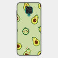 Cute Avocado Glossy Metal Case Cover For Redmi Note 10 Lite