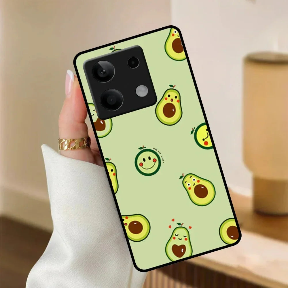 Cute Avocado Glossy Metal Case Cover For Redmi - ShopOnCliQ