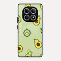 Cute Avocado Glossy Metal Case Cover For Redmi Note 15 5G