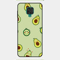Cute Avocado Glossy Metal Case Cover For Redmi Note 9 Pro Max