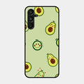 Cute Avocado Glossy Metal Case Cover For Samsung Galaxy A16 5G
