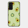 Cute Avocado Glossy Metal Case Cover For Samsung Galaxy A25 5G