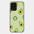 Cute Avocado Glossy Metal Case Cover For Samsung Galaxy M33 5G