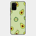 Cute Avocado Glossy Metal Case Cover For Samsung Galaxy S20 Plus