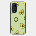 Cute Avocado Glossy Metal Case Cover For Vivo T2 5G