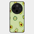 Cute Avocado Glossy Metal Case Cover For Vivo T4 5G