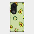 Cute Avocado Glossy Metal Case Cover For Vivo T4R 5G