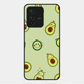 Cute Avocado Glossy Metal Case Cover For Vivo V23 5G