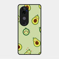 Cute Avocado Glossy Metal Case Cover For Vivo V40 Pro 5G