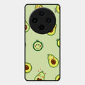 Cute Avocado Glossy Metal Case Cover For Vivo X100 5G