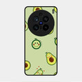 Cute Avocado Glossy Metal Case Cover For Vivo X200 Pro 5G