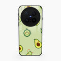 Cute Avocado Glossy Metal Case Cover For Vivo X300 Pro 5G