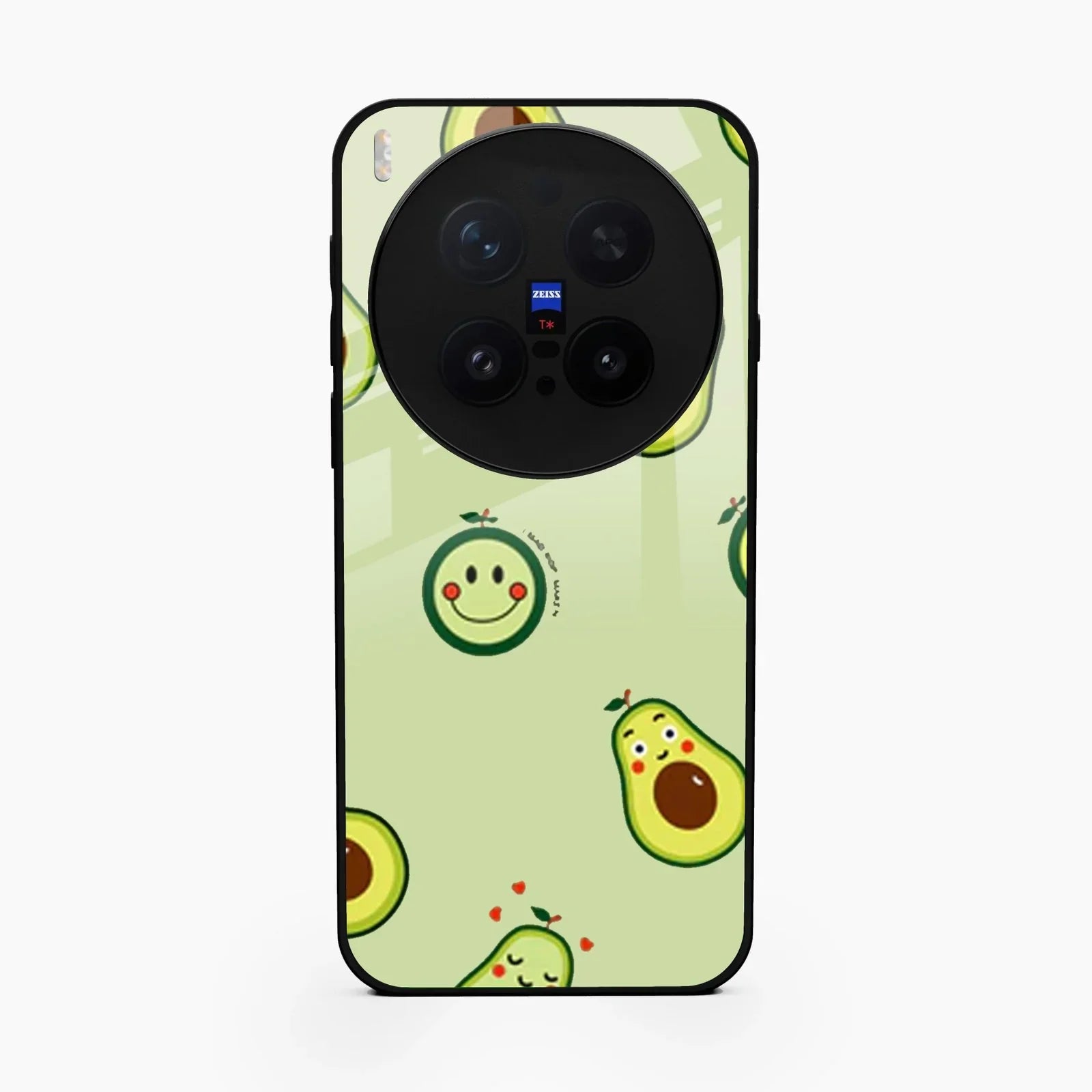 Cute Avocado Glossy Metal Case Cover For Vivo X300 Pro 5G