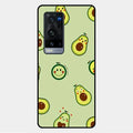 Cute Avocado Glossy Metal Case Cover For Vivo X60 Pro Plus 5G