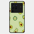 Cute Avocado Glossy Metal Case Cover For Vivo X80 Pro 5G