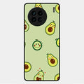 Cute Avocado Glossy Metal Case Cover For Vivo X90 5G