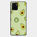 Cute Avocado Glossy Metal Case Cover For Vivo Y01