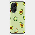 Cute Avocado Glossy Metal Case Cover For Vivo Y100A 5G