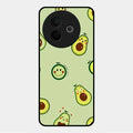 Cute Avocado Glossy Metal Case Cover For Vivo Y39 5G