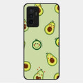 Cute Avocado Glossy Metal Case Cover For Vivo Y75 4G