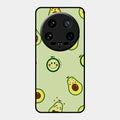 Cute Avocado Glossy Metal Case Cover For Xiaomi 14 Ultra