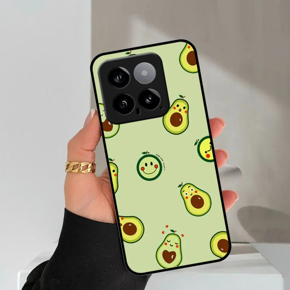 Cute Avocado Glossy Metal Case Cover For Redmi - ShopOnCliQ
