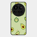 Cute Avocado Glossy Metal Case Cover For Xiaomi 15 Ultra 5G