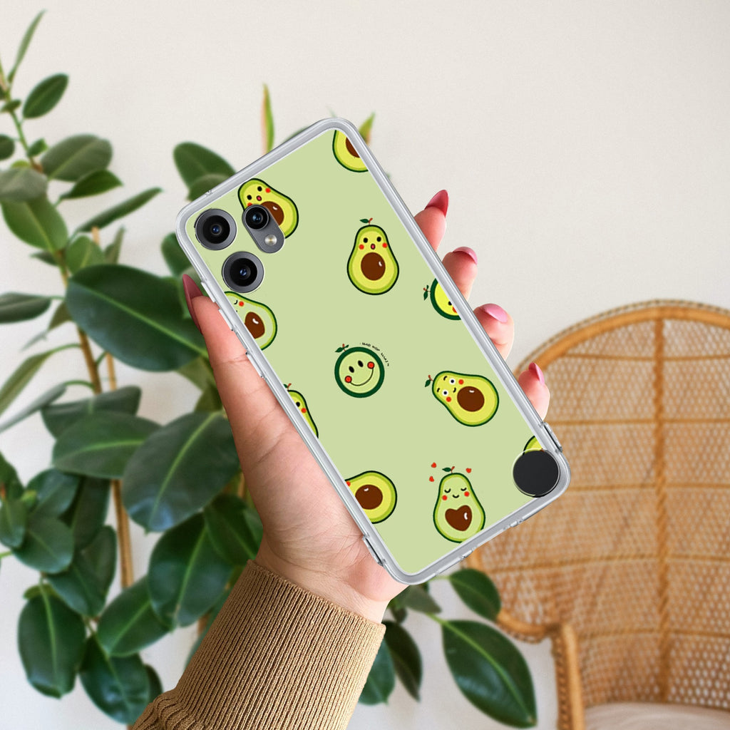 Cute Avocado Anti Yellow Case For CMF by Nothing Phone 2 Pro