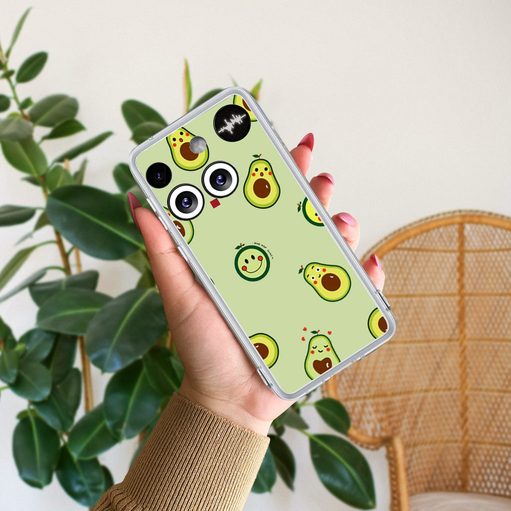 Cute Avocado Anti Yellow Case For Nothing Phone 3