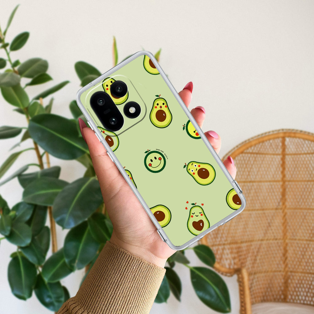 Cute Avocado Anti Yellow Case For OnePlus 15 5G