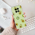 Cute Avocado Transparent Silicon Case For Oppo F29 5G