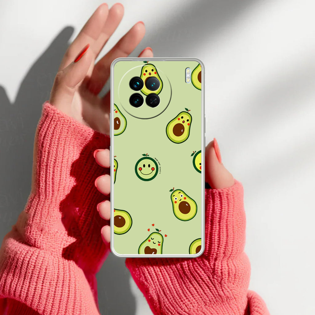 Cute Avocado Anti Yellow Case For Vivo X90 5G