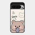 Cute Bear Glossy Metal Case Cover For Google Pixel 9 Pro Xl