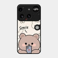 Cute Bear Glossy Metal Case Cover For Nothing Phone 3 5G