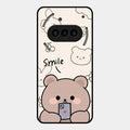 Cute Bear Glossy Metal Case Cover For Nothing Phone 3A 5G