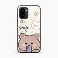 Cute Bear Glossy Metal Case Cover For OnePlus 15R 5G