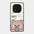 Cute Bear Glossy Metal Case Cover For Poco X7 5G