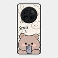 Cute Bear Glossy Metal Case Cover For Realme 12 Pro 5G