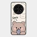 Cute Bear Glossy Metal Case Cover For Realme 13 Pro Plus 5G