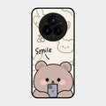 Cute Bear Glossy Metal Case Cover For Realme 14 Pro 5G