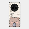 Cute Bear Glossy Metal Case Cover For Realme 14 Pro Plus 5G