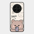 Cute Bear Glossy Metal Case Cover For Realme Narzo 70 5G