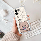 Cute Bear Anti Yellow Case For iQOO Z7 Pro 5G