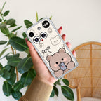 Cute Bear Anti Yellow Case For Nothing Phone 3