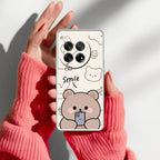 Cute Bear Anti Yellow Case For OnePlus 12 5G