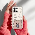 Cute Bear Anti Yellow Case For OnePlus Nord 6 5G