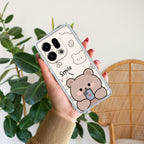 Cute Bear Anti Yellow Case For Oppo Find X9 5G