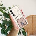 Cute Bear Anti Yelllow Case For Realme 14x 5G