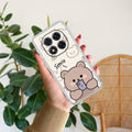 Cute Bear Anti Yellow Case For Redmi Note 14 Pro 5G